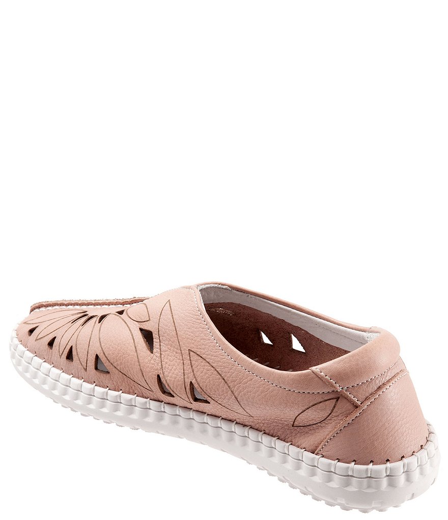 Bueno Labella Floral Laser Cut Slip-Ons