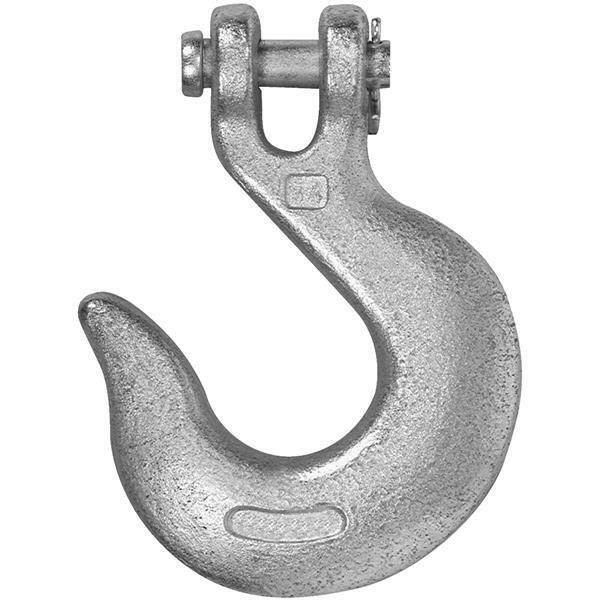 (5)-Steel Zinc Plated 1/2" Grade 43 Chain Clevis Slip Hook T9401824