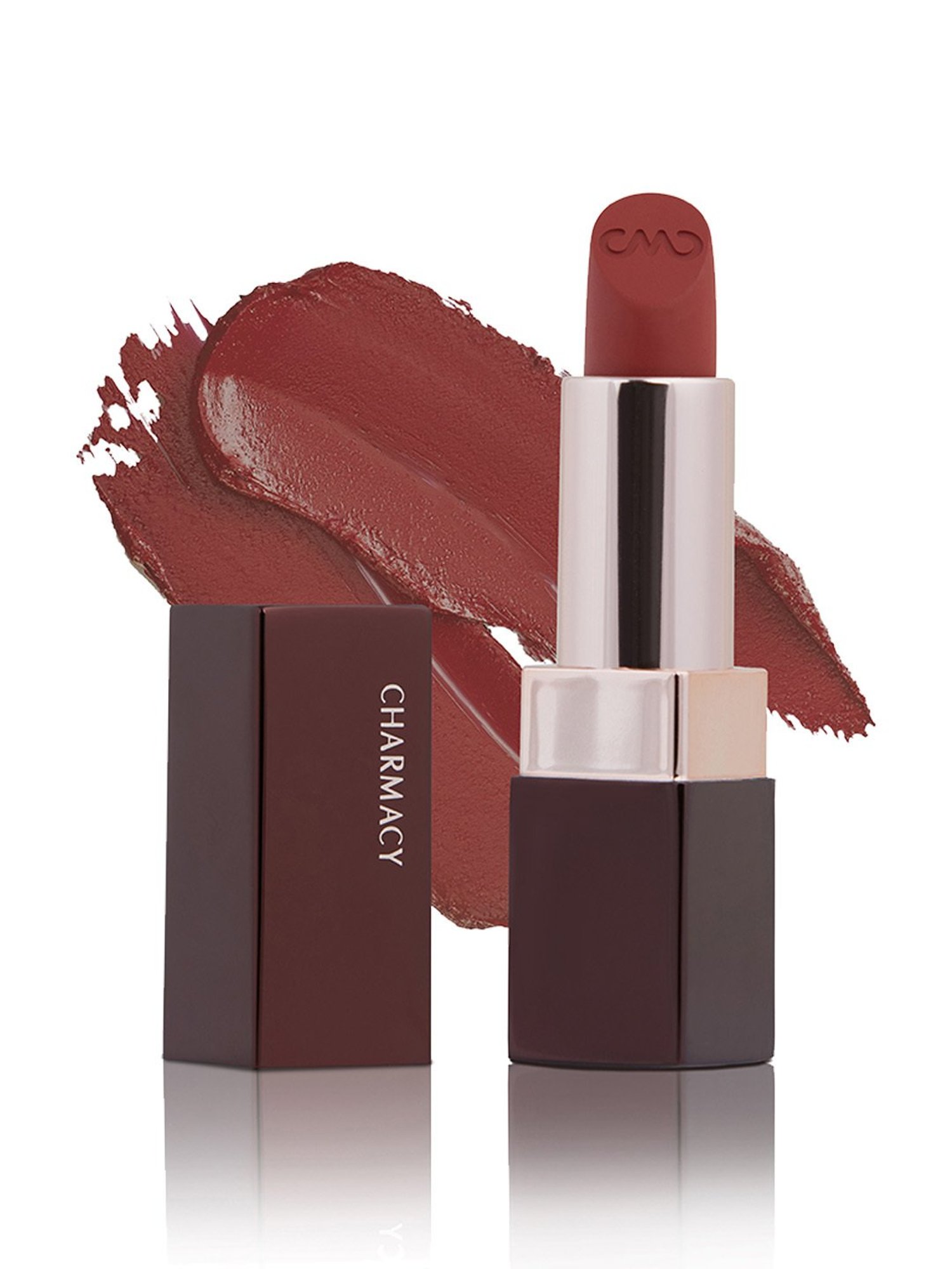 CHARMACY Milano Soft Satin Matte Lipstick Smokey Topaz 58 - 3.8 gm