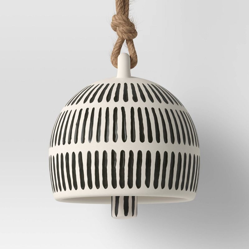 3pk Stoneware Wind Chimes White - Opalhouse™