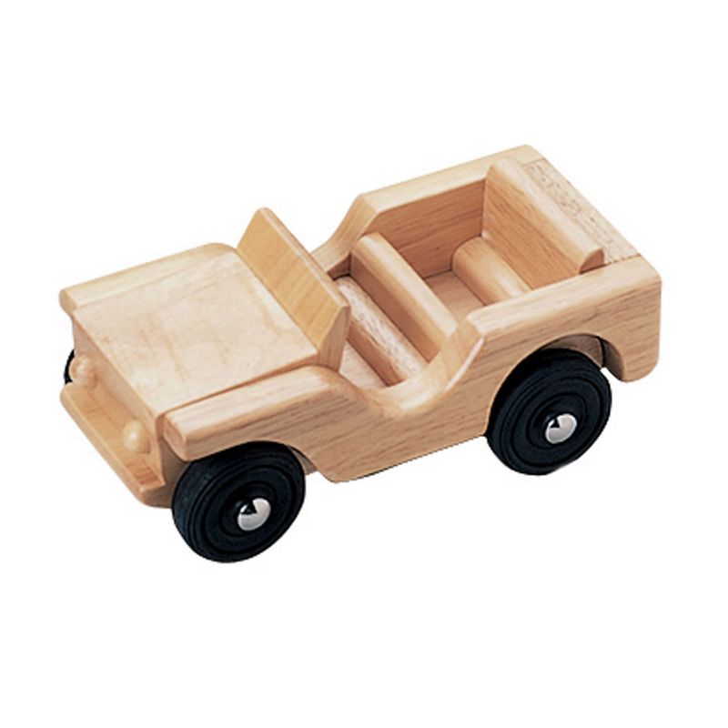Creative Minds Highway Haulers Wooden Off Road Vehicle for Block Play