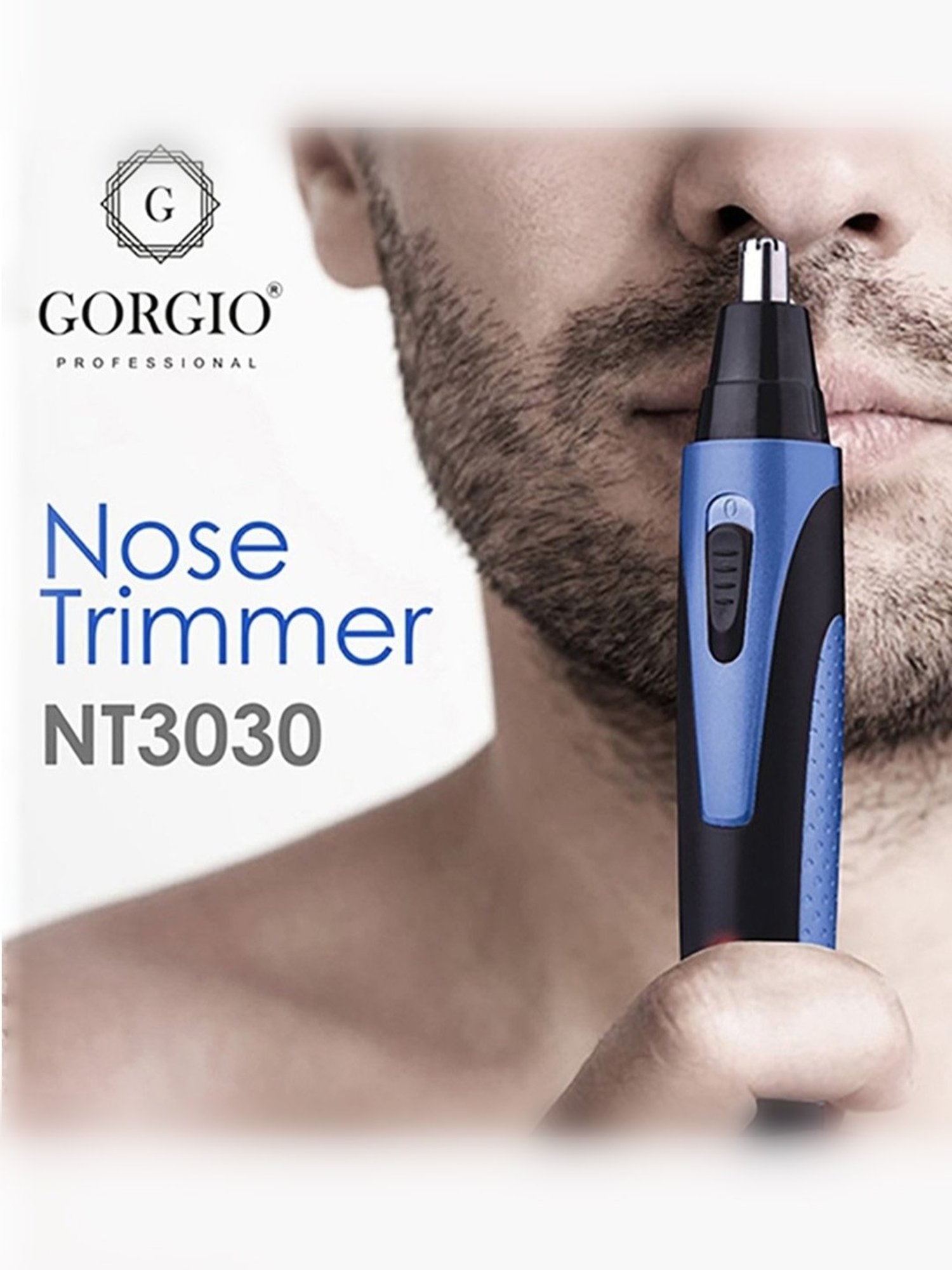 Gorgio Professional NT3030 Nose Trimmer (Blue and Black)