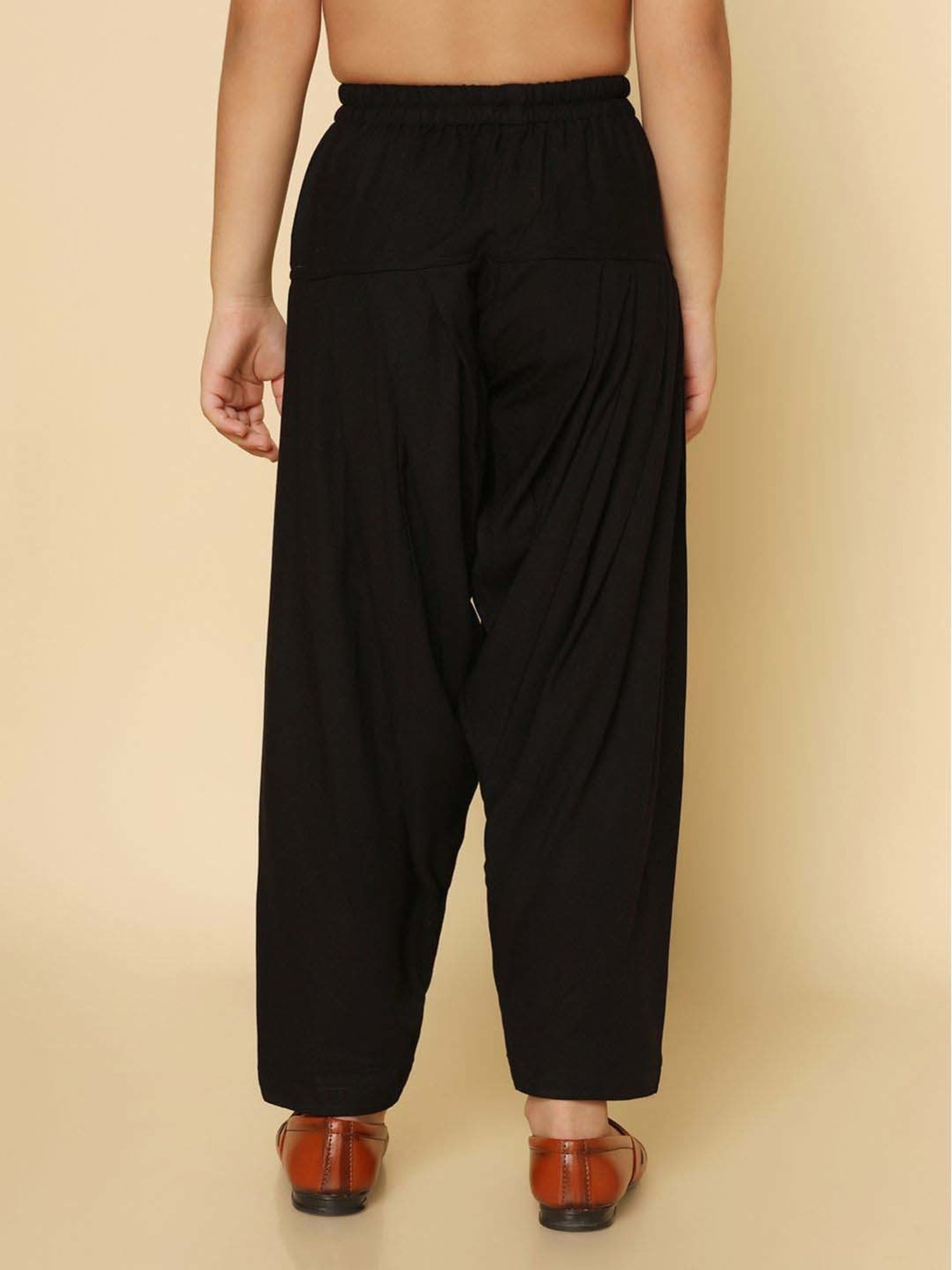 Juniors by Lifestyle Boys Beige Cotton Solid Woven Bottom