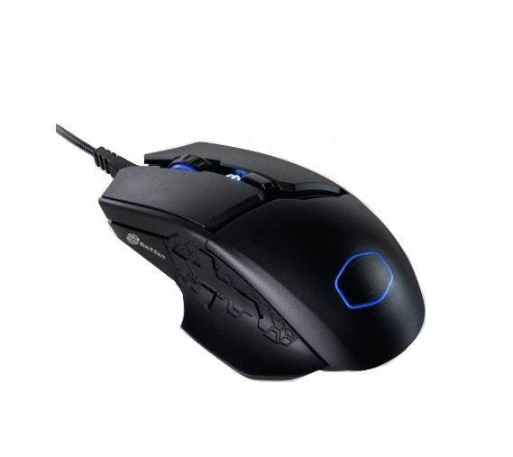 Cooler Master MasterMouse MM530 Ergonomic Gaming Mouse with Precision 12000 DPI Sensor and Durable PBT Buttons w/ Omron Switches