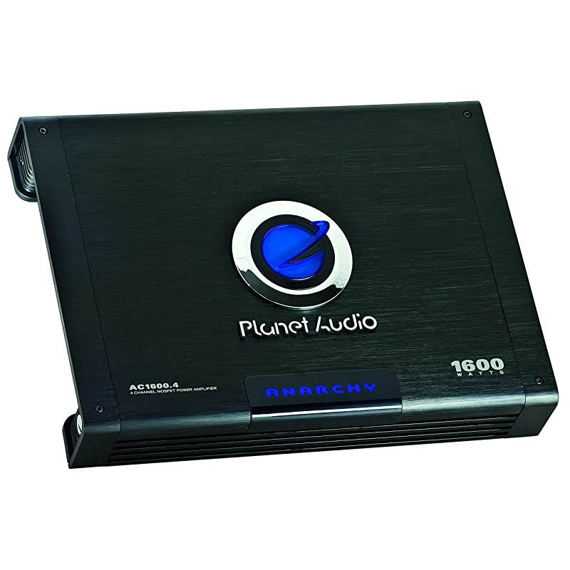 AC16004 4 Channel Car Amplifier 1600 Watts Full Range Class AB 24 Ohm Stable Mosfet Power Supply Bridgeable
