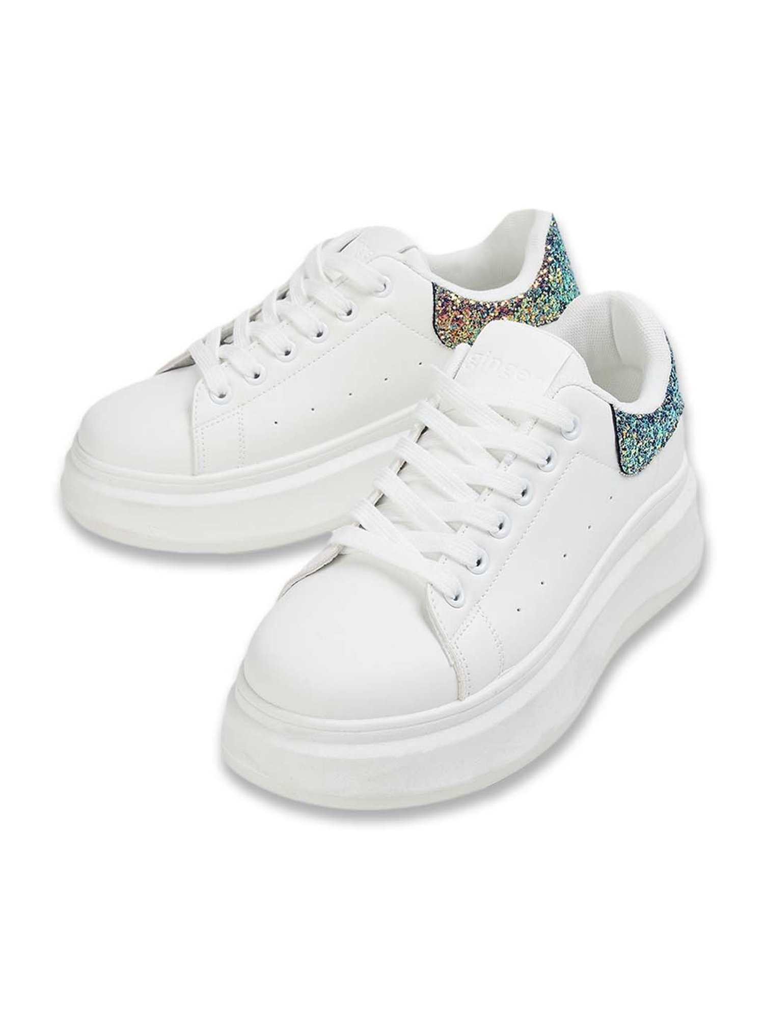 Ginger by Lifestyle Women's White Sneakers