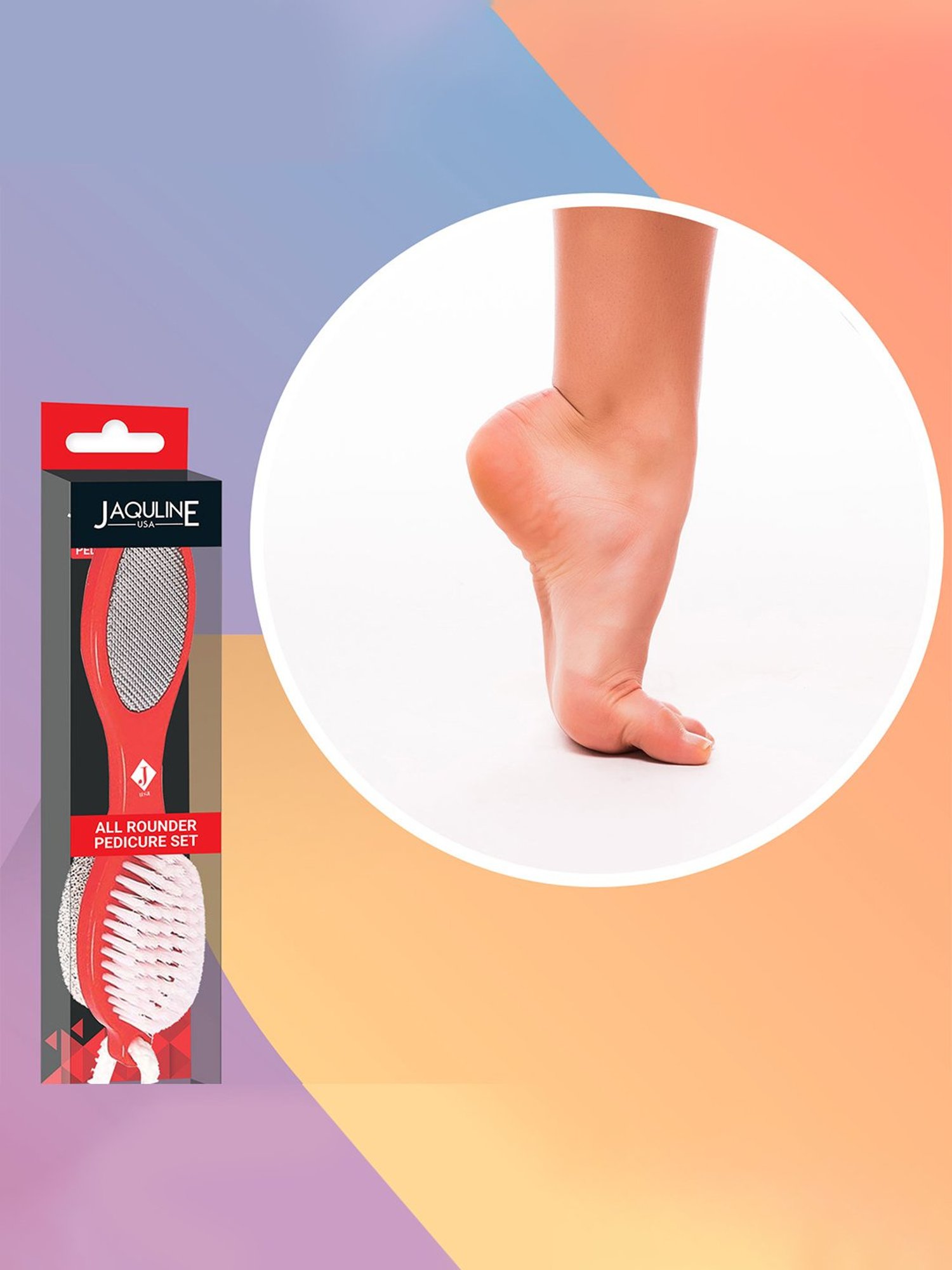 Raaga Professional Pedicure & Manicure 6 Step Single Use Kit Strawberry - 6 Sachets