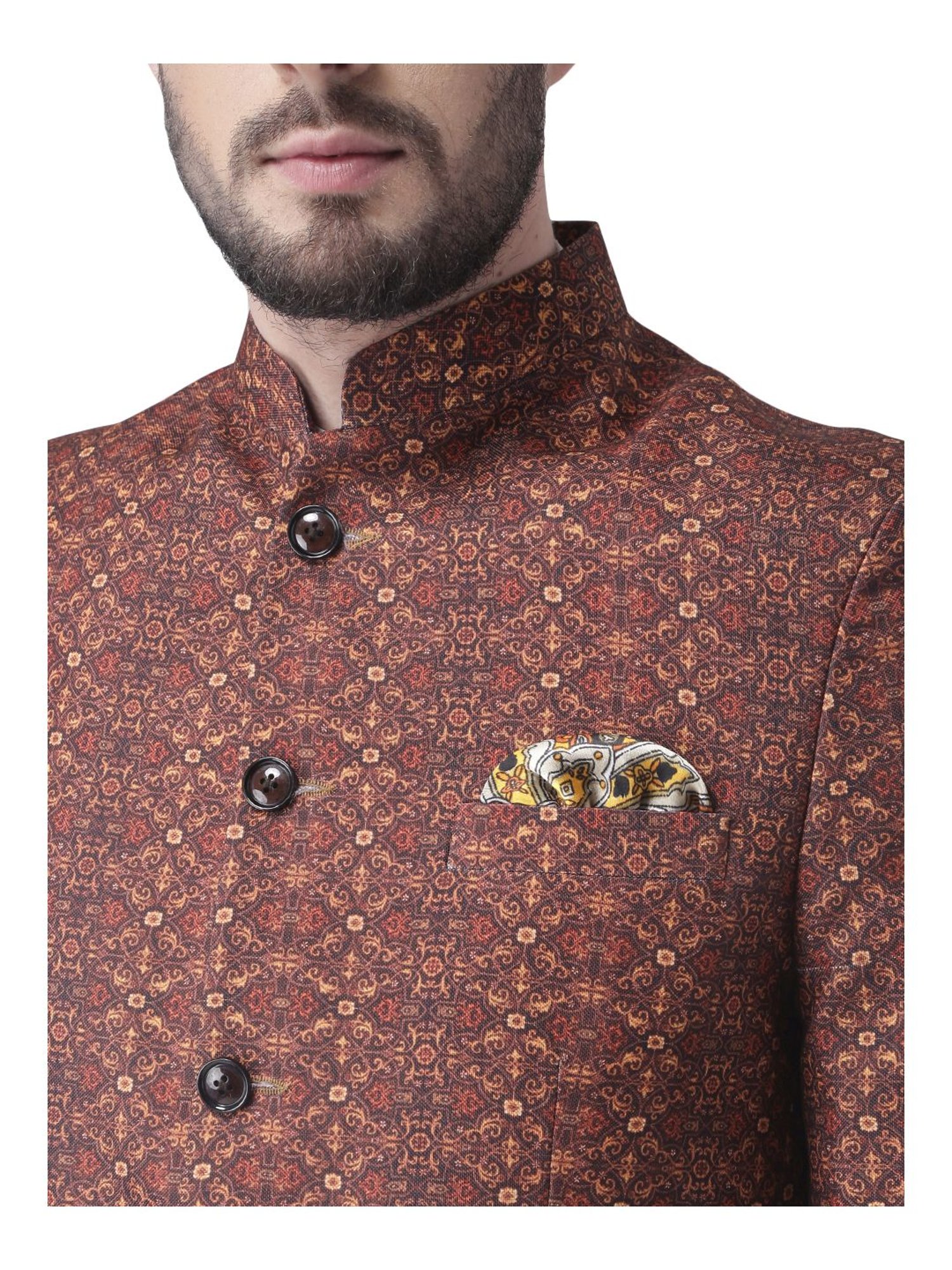 Vastramay Black Regular Fit Blazer