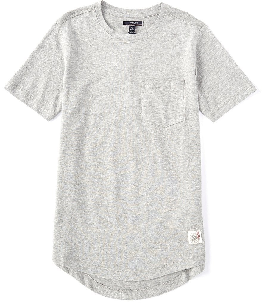 Silver Jeans Co. Big Boys 8-20 Short-Sleeve Pocket Long Tee