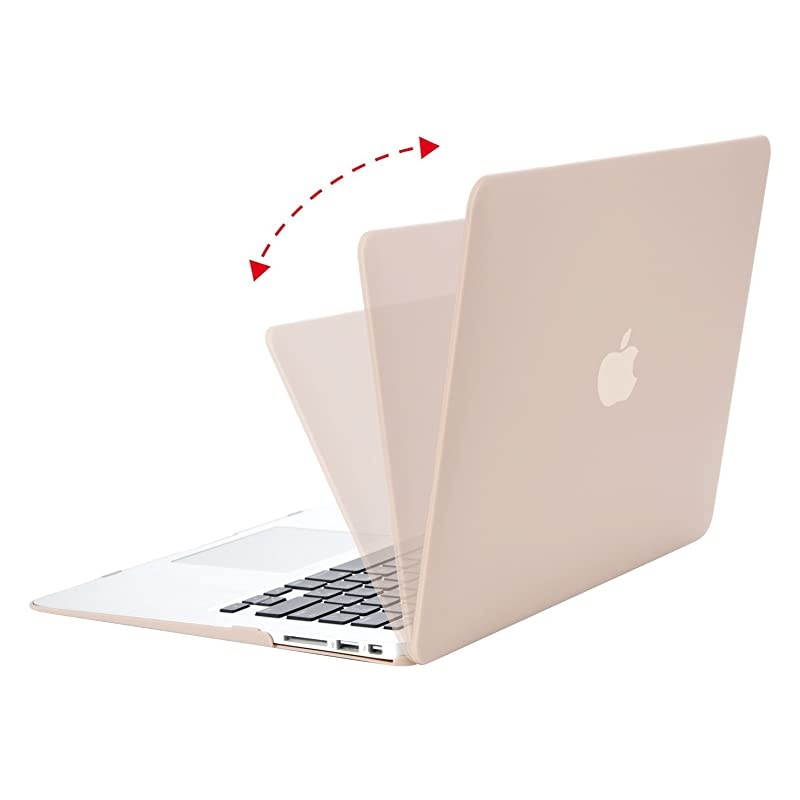 Plastic Hard Shell Case Keyboard Cover Screen Protector Only Compatible with MacBook Air 13 inch Models A1369 A1466 Older Version 20102017 Release Camel