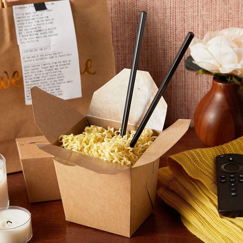 Stockroom Plus 60 Pack Take Out Boxes, Kraft Paper To Go Food Containers (32 oz)