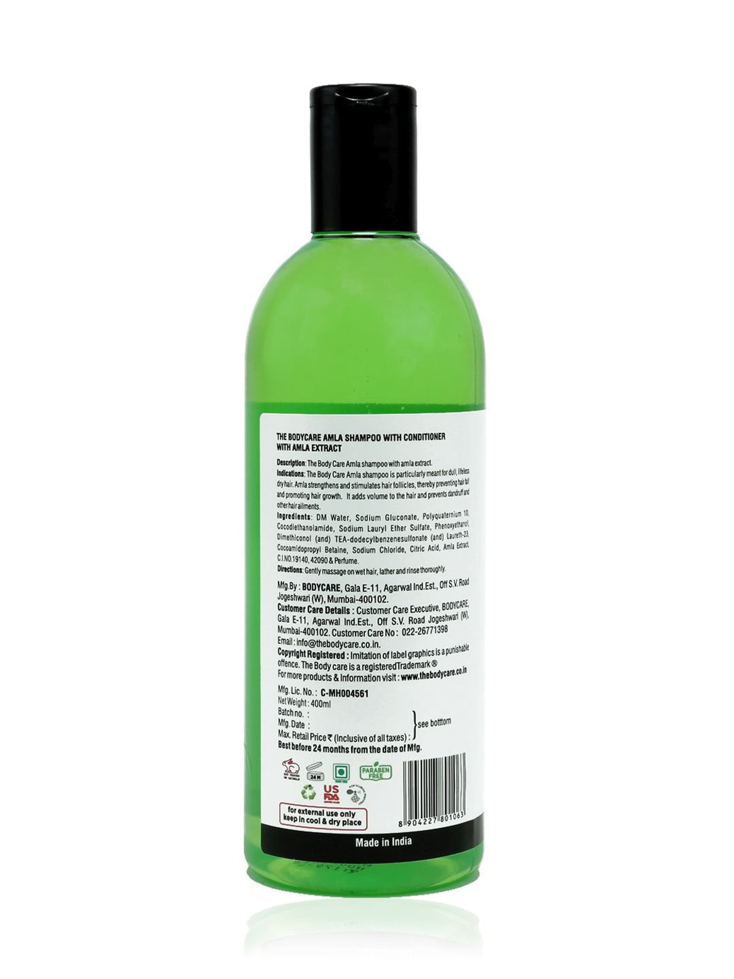 The Body Care Amla Shampoo with Conditioner - 400 ml