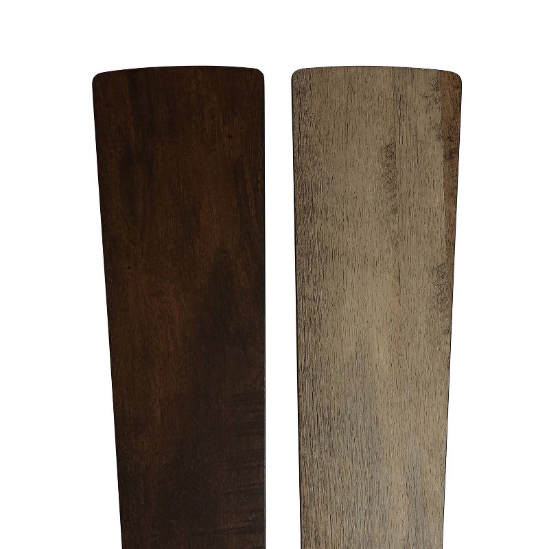 52" 5-Blade LED Glass Orson Craftsman Stained Lighted Ceiling Fan - River of Goods