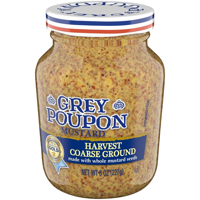 Grey Poupon Mustard Harvest Coarse Ground - 8oz