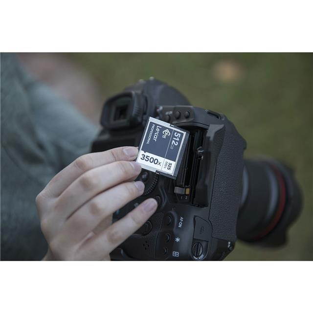 Lexar 512GB Professional 3500x CFast 2.0 Memory Card for 4K Video Cameras