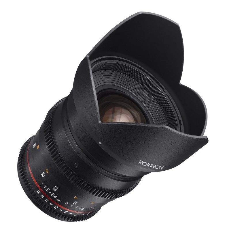 Rokinon 24mm T1.5 Cine Wide Angle Lens for Canon EF Mount #DS24M-C