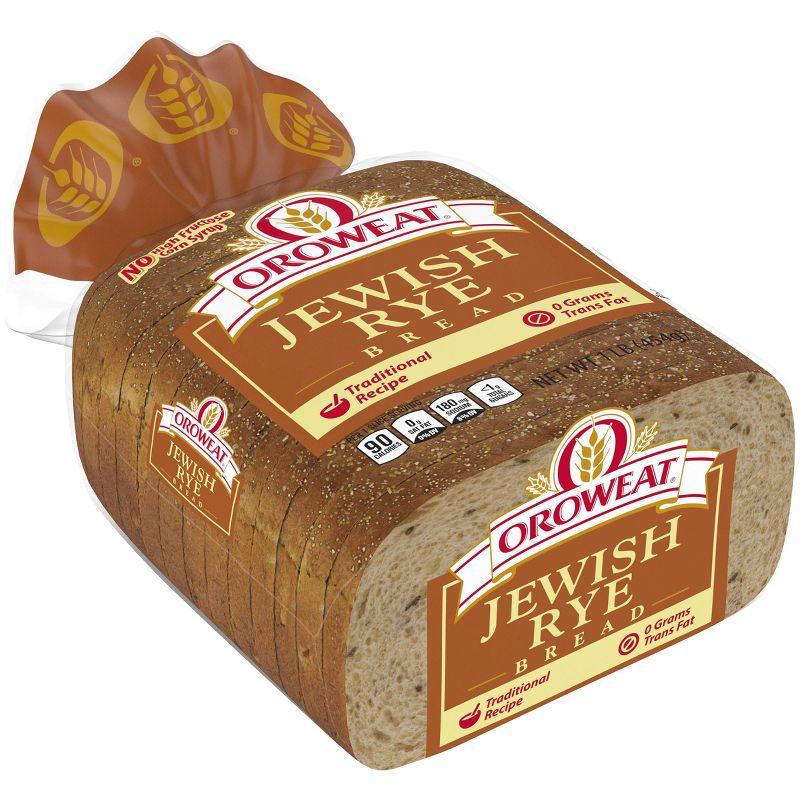 Oroweat Jewish Rye Bread - 16oz