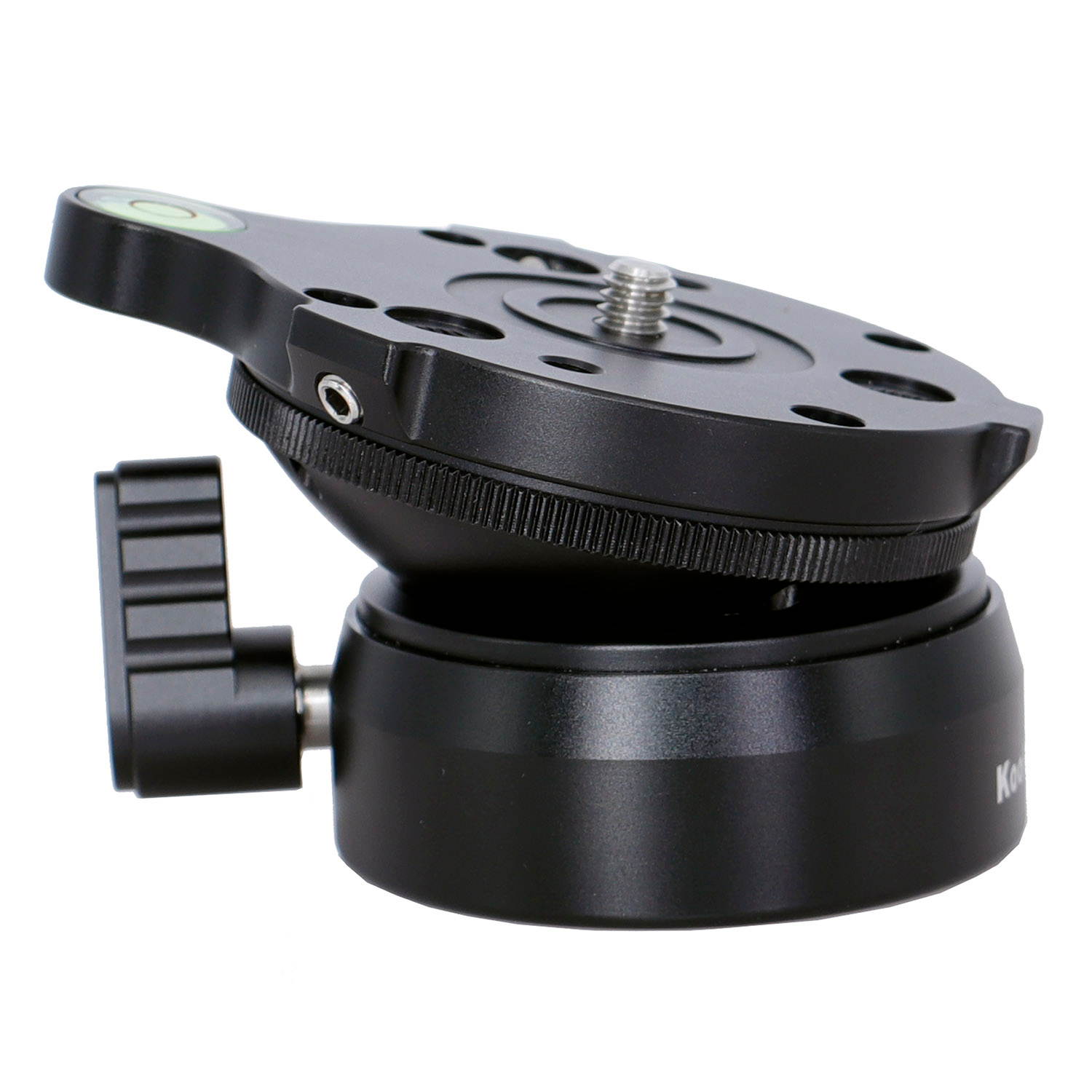koolehaoda Tripod Leveling Base Aluminum Alloy Leveler Adjusting Plate with 1/4" Thread,Bubble Level