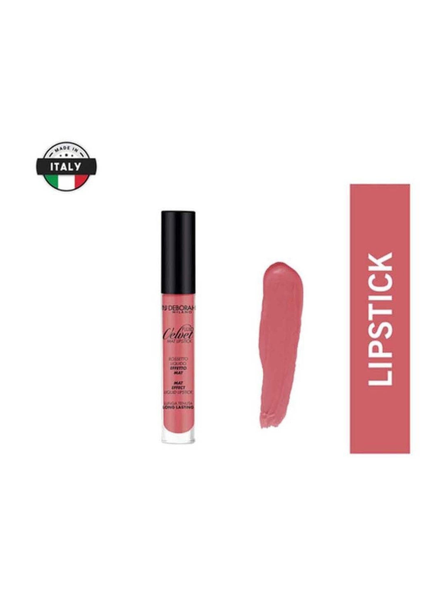 Deborah Milano Fluid Velvet Mat Lipstick 2 Romantic Pink - 4.5 gm