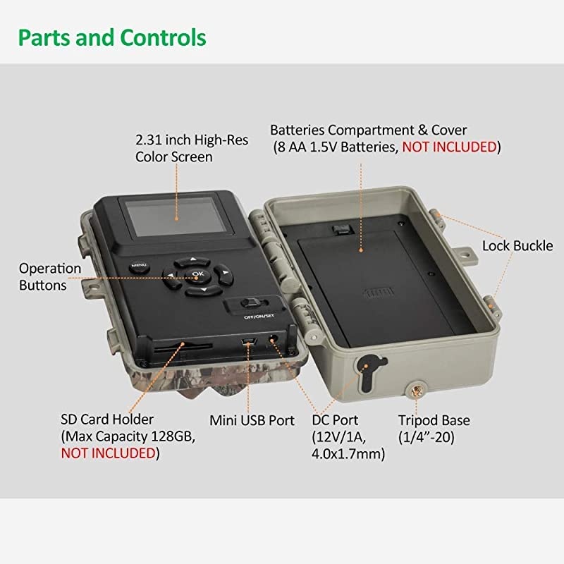 GW Security 16 Channel HD 1920p H.265 Security System with 8TB HDD, (15)* PoE 5MP HD 1920p 2.8-12mm Varifocal Weather Proof IP Cameras, and (1)* 20x Zoom 5MP HD 1920p IP PTZ (Pan-Tilt-Zoom) Camera