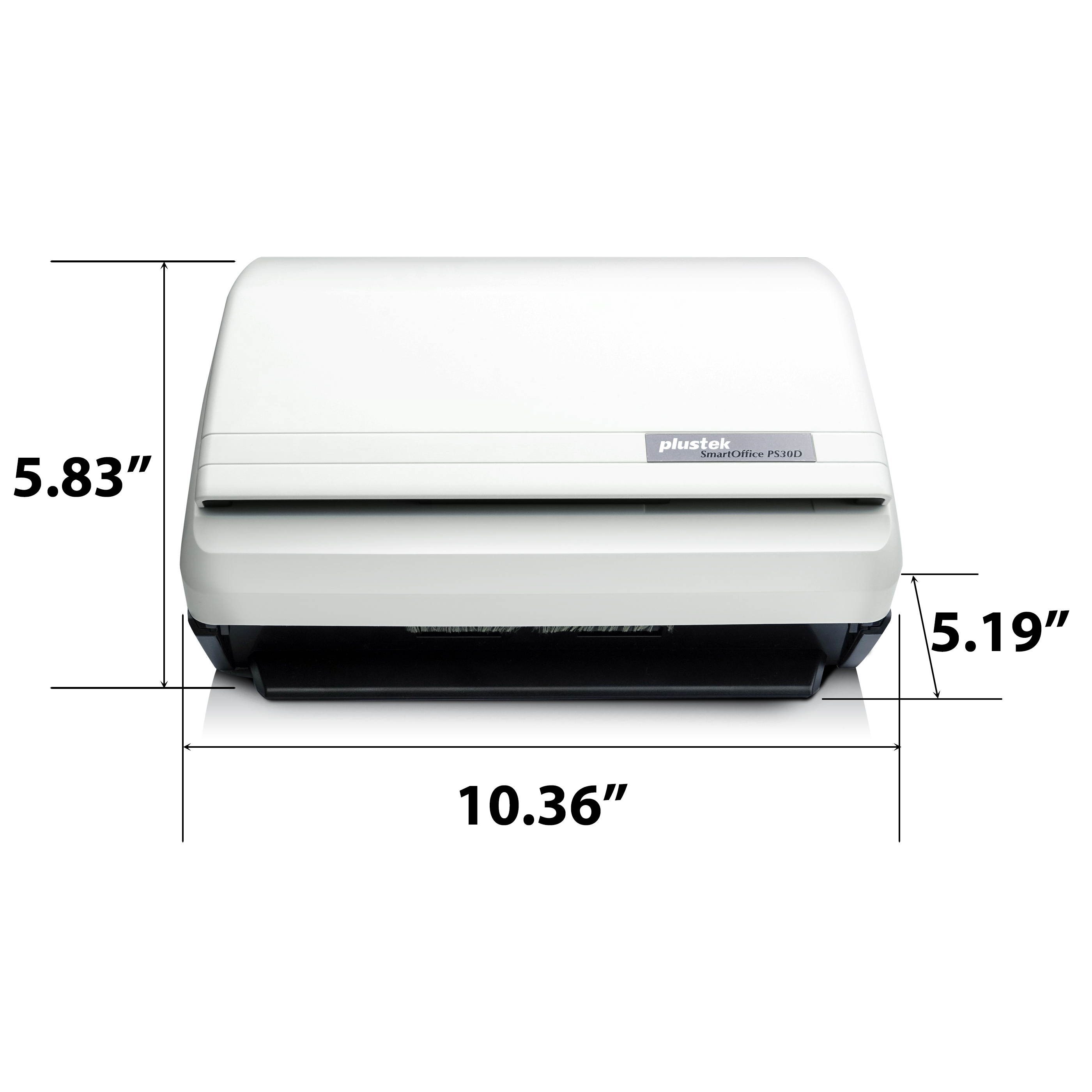 Plustek PS30D double-sided document scanner, with 50 sheets Auto Document Feeder (ADF). Searchable PDF Function by Abbyy OCR. Support Mac and PC