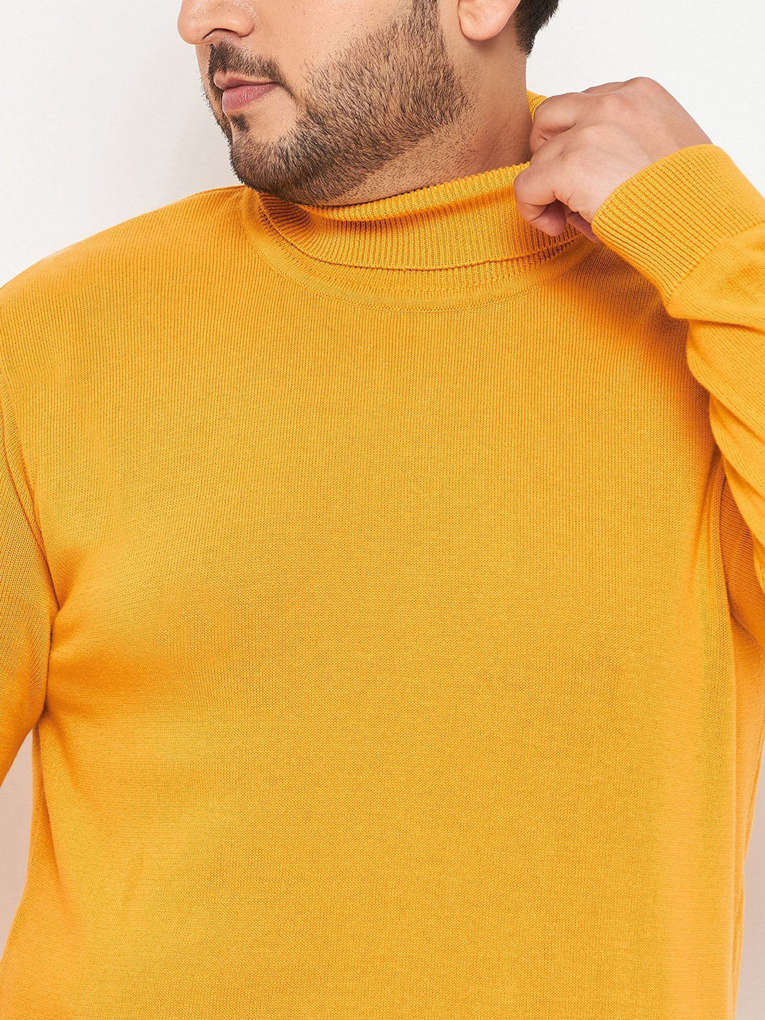 Duke Wine Self Striped Sweater