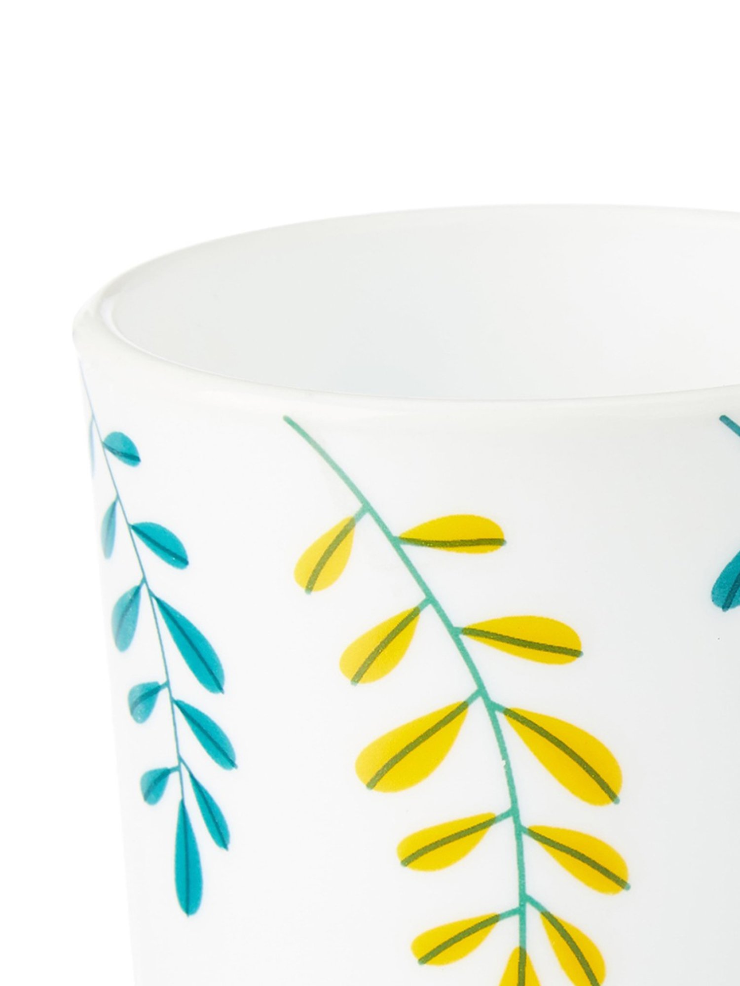 Larah by Borosil Multicolor Ceramic Tea & Coffee Mug - Set of 12 180ml