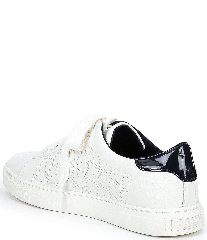 kate spade new york Audrey Perforated Spade Lace-Up Sneakers