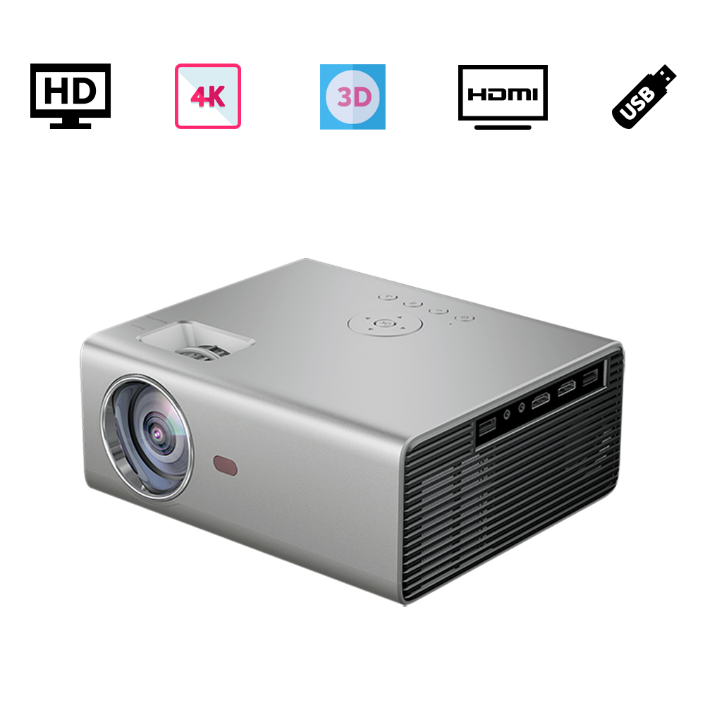 Portable Projector 720P Native, 3500 Lumens Mini Home Theatre Projector, Full HD 1080P Supported, 130&rdquo; Display with Phone, Tablet, TV Stick, HDMI, USB, VGA for Home Entertainment Outdoor Movie &hellip;