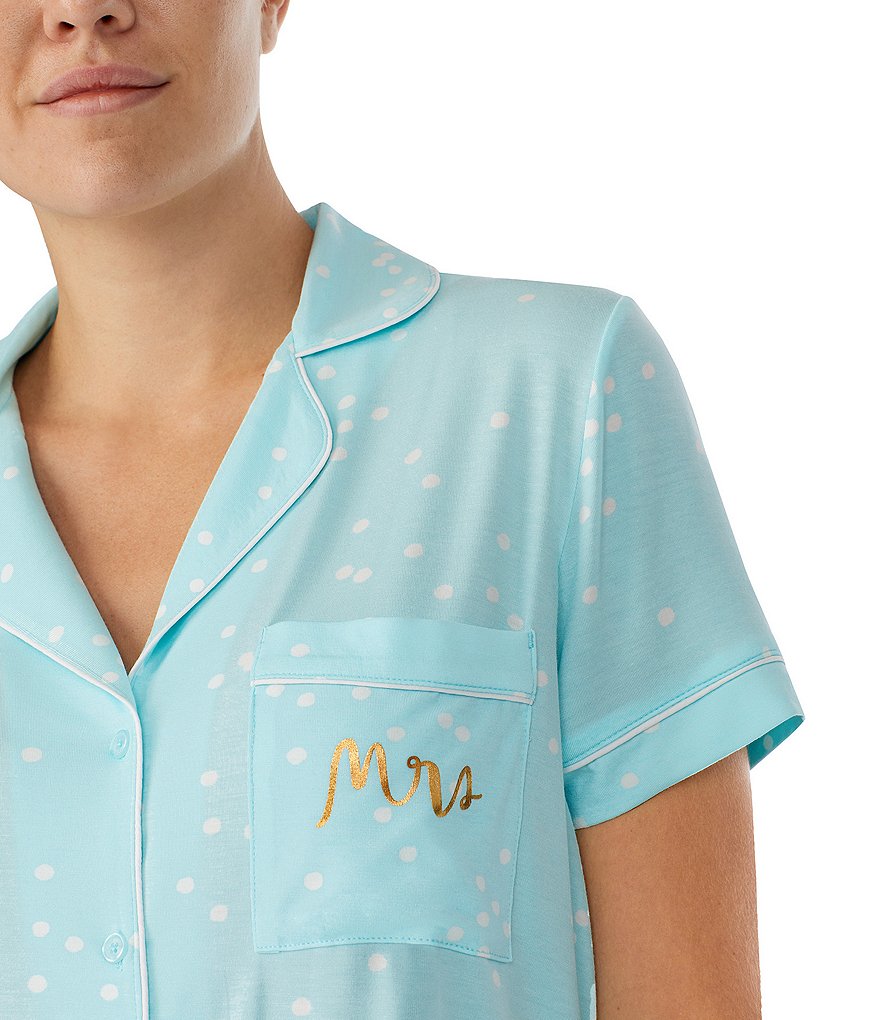 Cabernet Paisley Printed Woven Coordinating Pajama Set