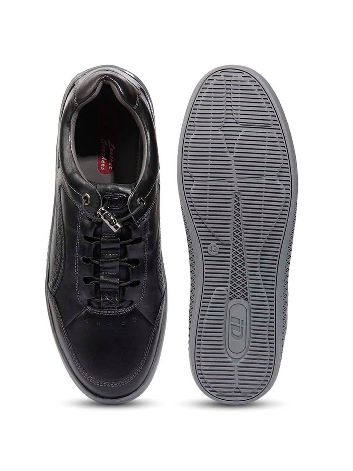 ID Men's Black Casual Sneakers