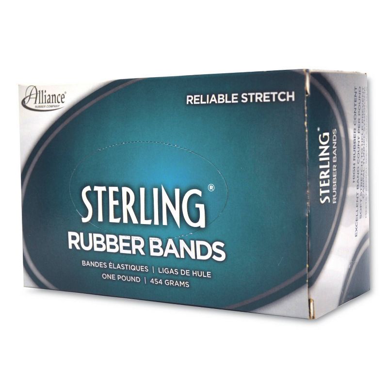 Alliance Sterling Ergonomically Correct Rubber Bands, #64, 3-1/2 x 1/4, 425 Bands/1lb Box