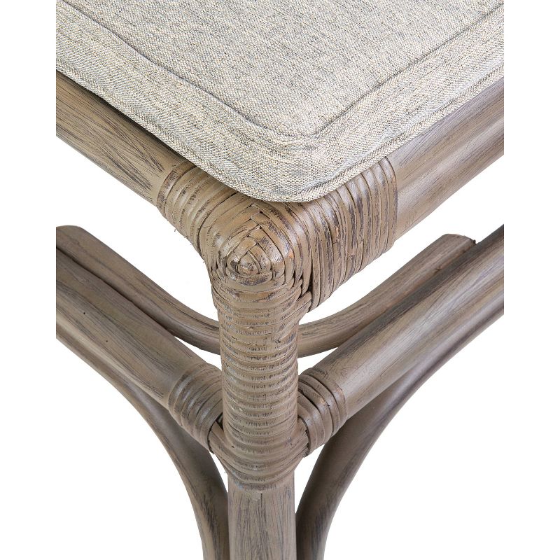 Set of 2 Alana Rattan Side Chair Brown - East at Main