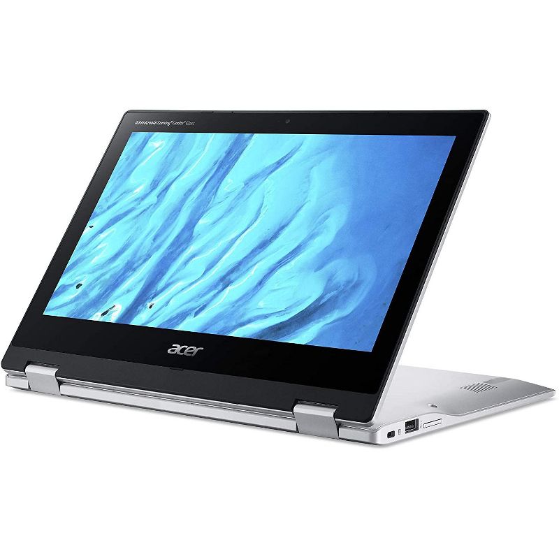 Acer Convertible Chromebook, 11.6" IPS Touch, Convert MTK MT8183 Processor, 4GB RAM, 32GB eMMC, Chrome OS, Silver, CP311-3H-K4S1