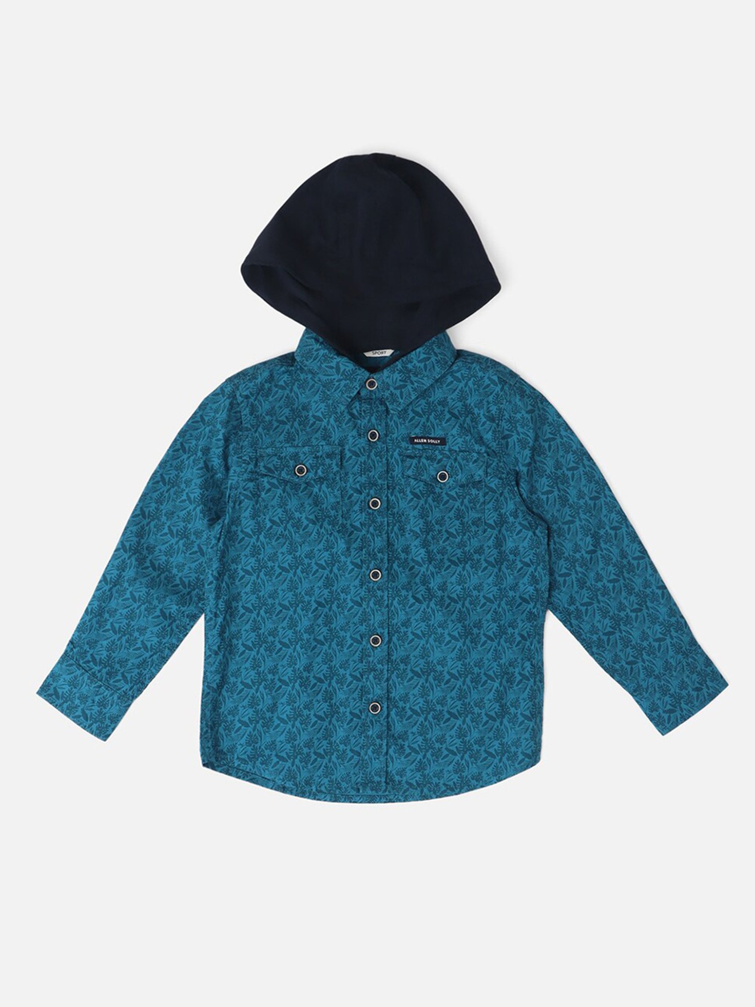 Allen Solly Junior Blue Printed Shirt