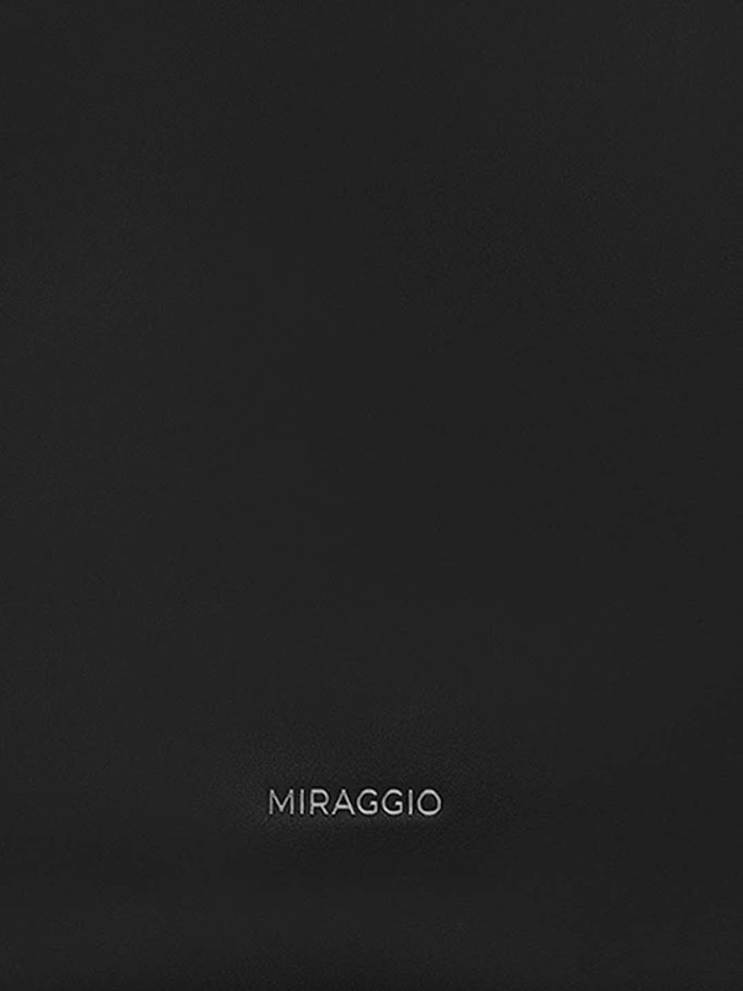 Miraggio Black Solid Large Tote Handbag