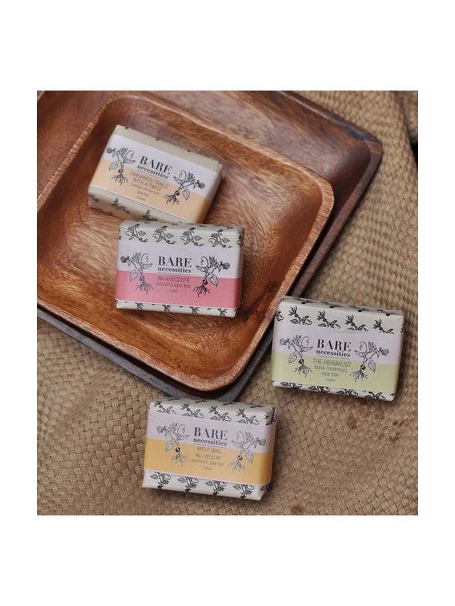Bare Necessities Pack of 4 Spa Bars