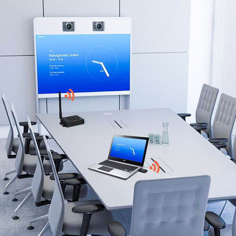 J-Tech Digital Wireless HDMI Dongle/Adapter/Extender Kit Supporting 1080p 100' with IR Passthrough [JTECH-WDEX-50M]