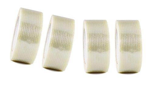 T.R.U. FIL-795 Filament Strapping Tape: 60 yds. (4 Mil) (2" in. x 60 yds. (Pack of 4))