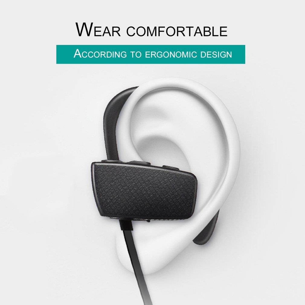 Wireless Stereo Sports Earphones Waterproof Sweatproof Touch Operation Binaural Sports Earbuds Music Playing Earpieces