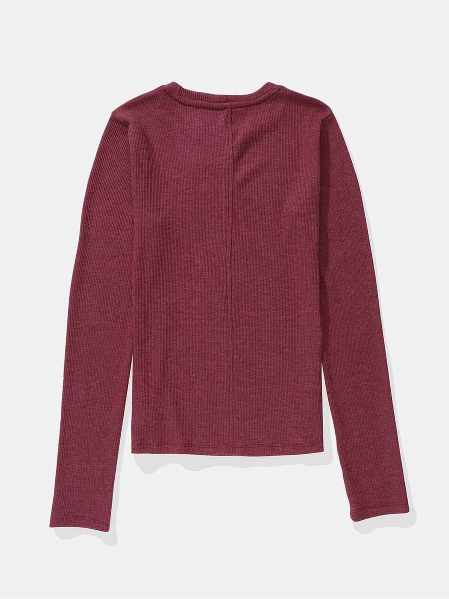 American Eagle Outfitters Maroon Printed Top