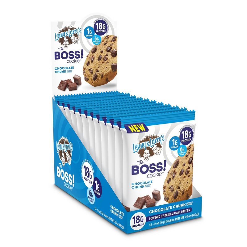 Lenny & Larry's The BOSS! Cookie - Chocolate Chunk - 12ct