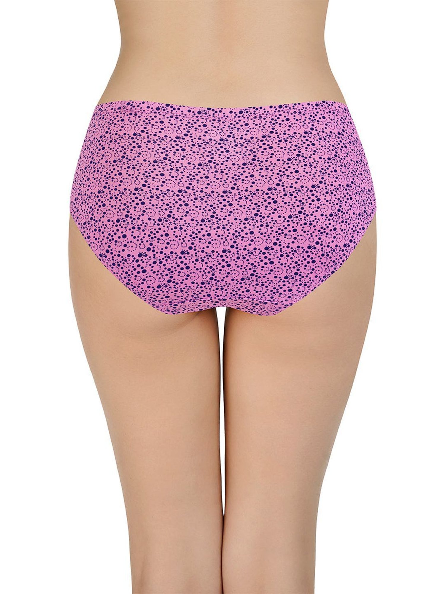 Every De by Amante Purple & Beige Cotton Printed Hipster Panties - Pack Of 3