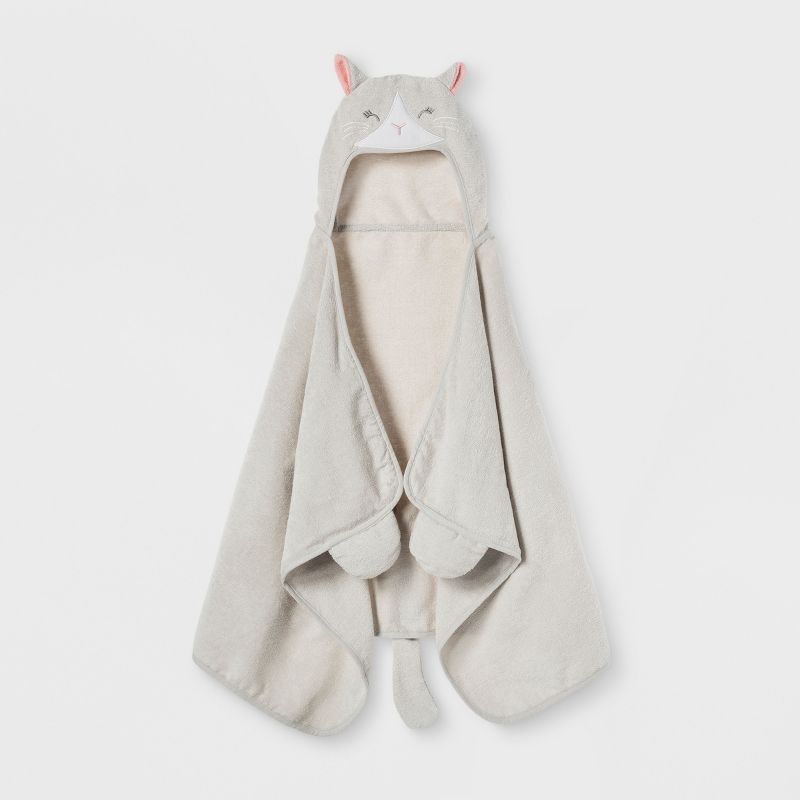 Poodle Hooded Bath Towel Daydream Pink - Pillowfort™