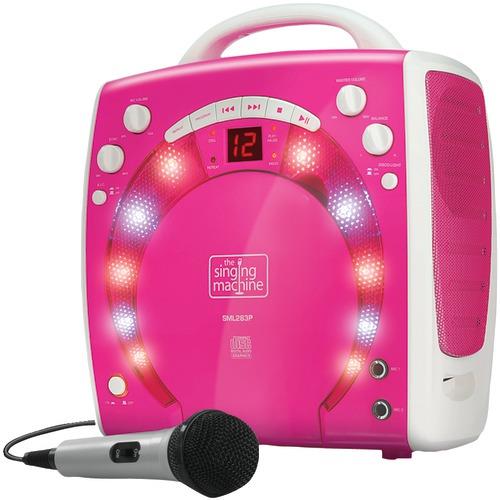 The Singing Machine SML283P Portable Karaoke Systems (Pink)