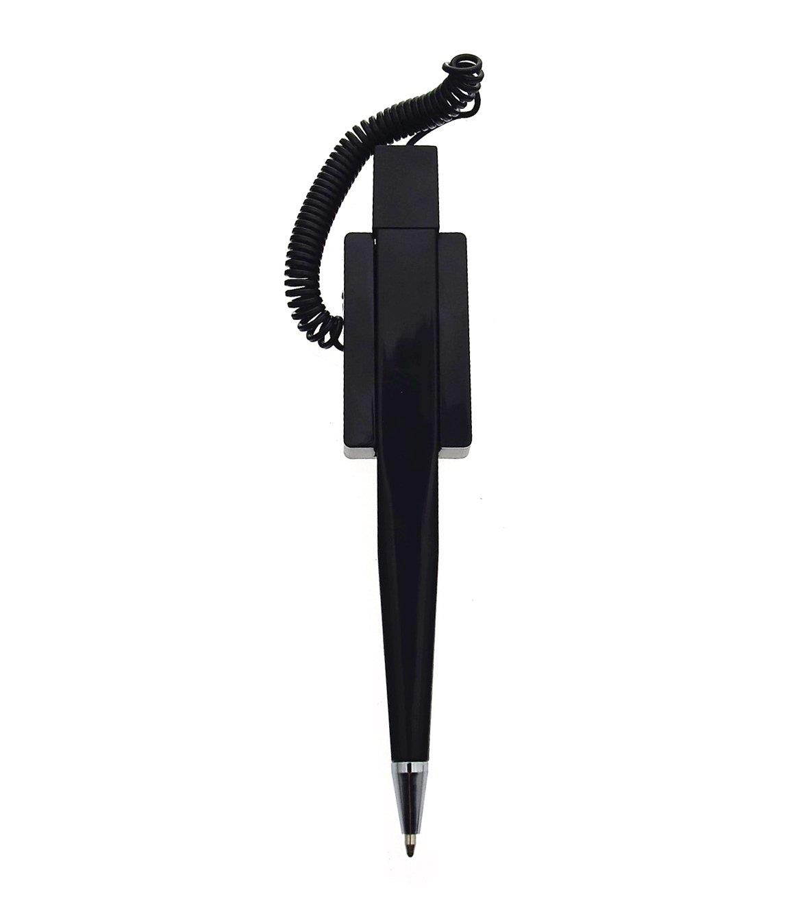 Marketing Holders Corded Pen for Ballot Suggestion Box Black Ink Strong Double Sided Tape Included