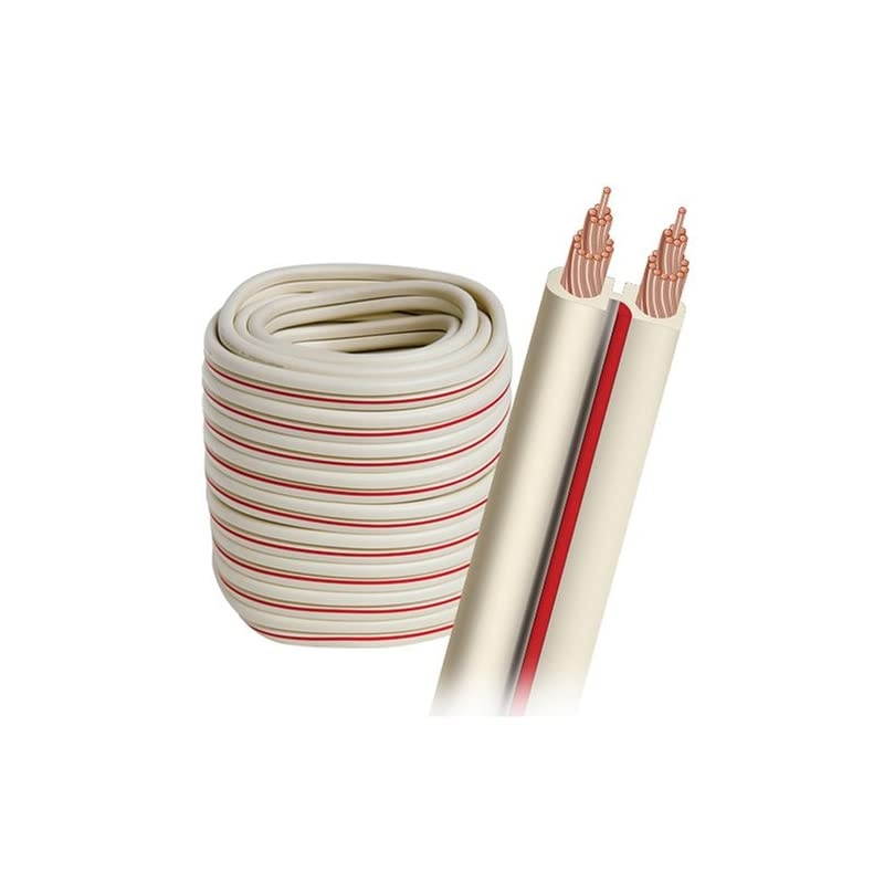 X2 Unterminated White Speaker Cable 50 ft 1524m