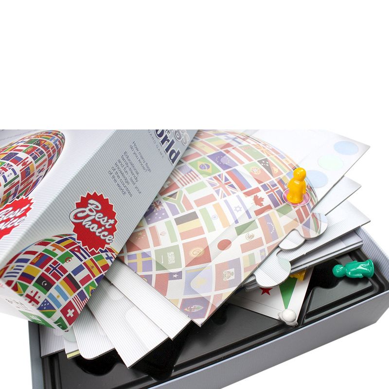Flags Around the World Educational Board Game