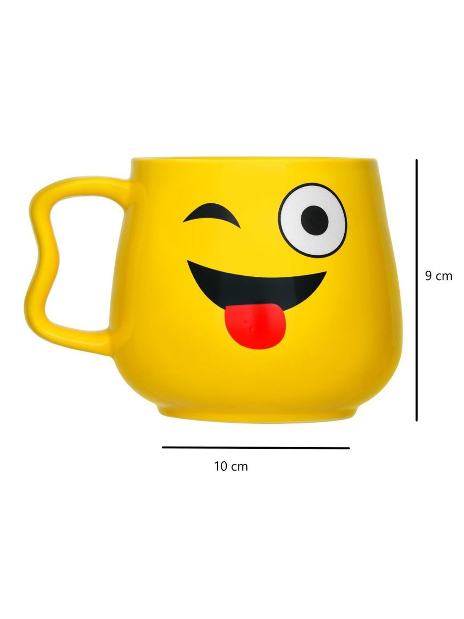 JCPL Yellow Ceramic Milk & Coffee Mug (0.33L) - Set of 1