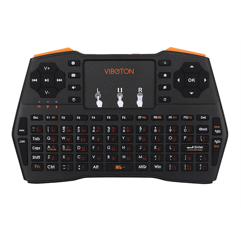 Keyboard 2.4G Wireless Keyboard Russian Spanish English Version For PC Android TV Raspberry Pi for Orange Pi